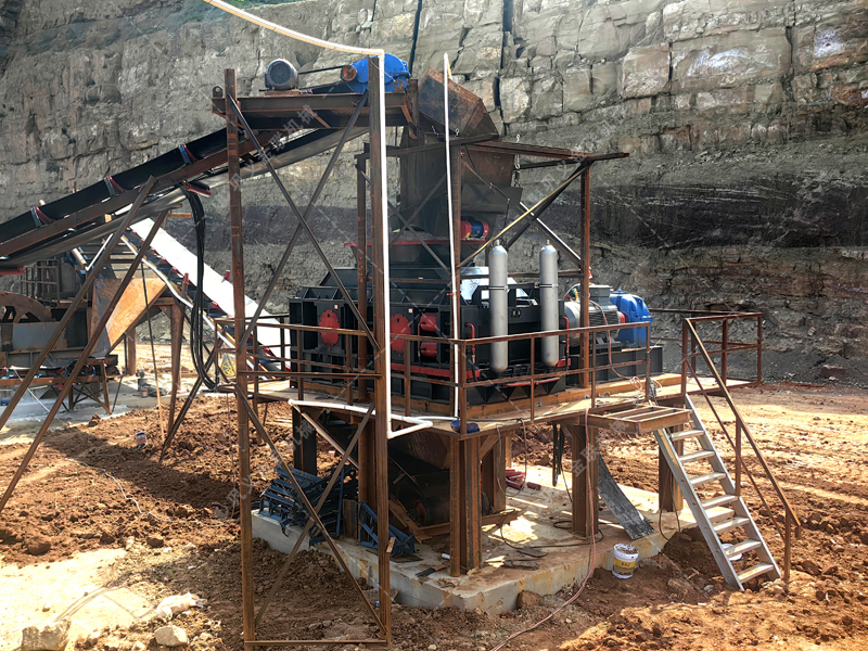 河卵石制砂生產線改造實錄：液壓對輥機如何替代傳統錘破？